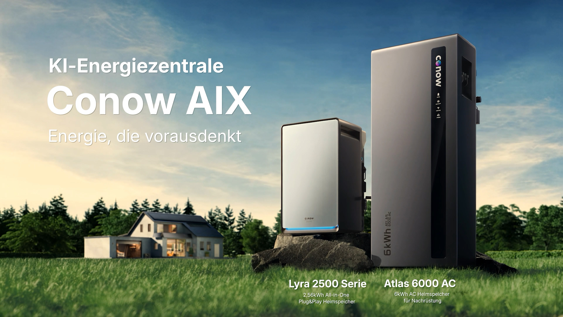 CONOW smart home energy solutions — European brand activation and digital marketing.